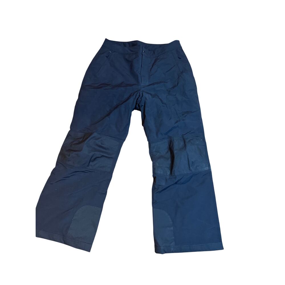 Lands End Squall Snow Pants Womens large 14-26 Black Waterproof Insulated